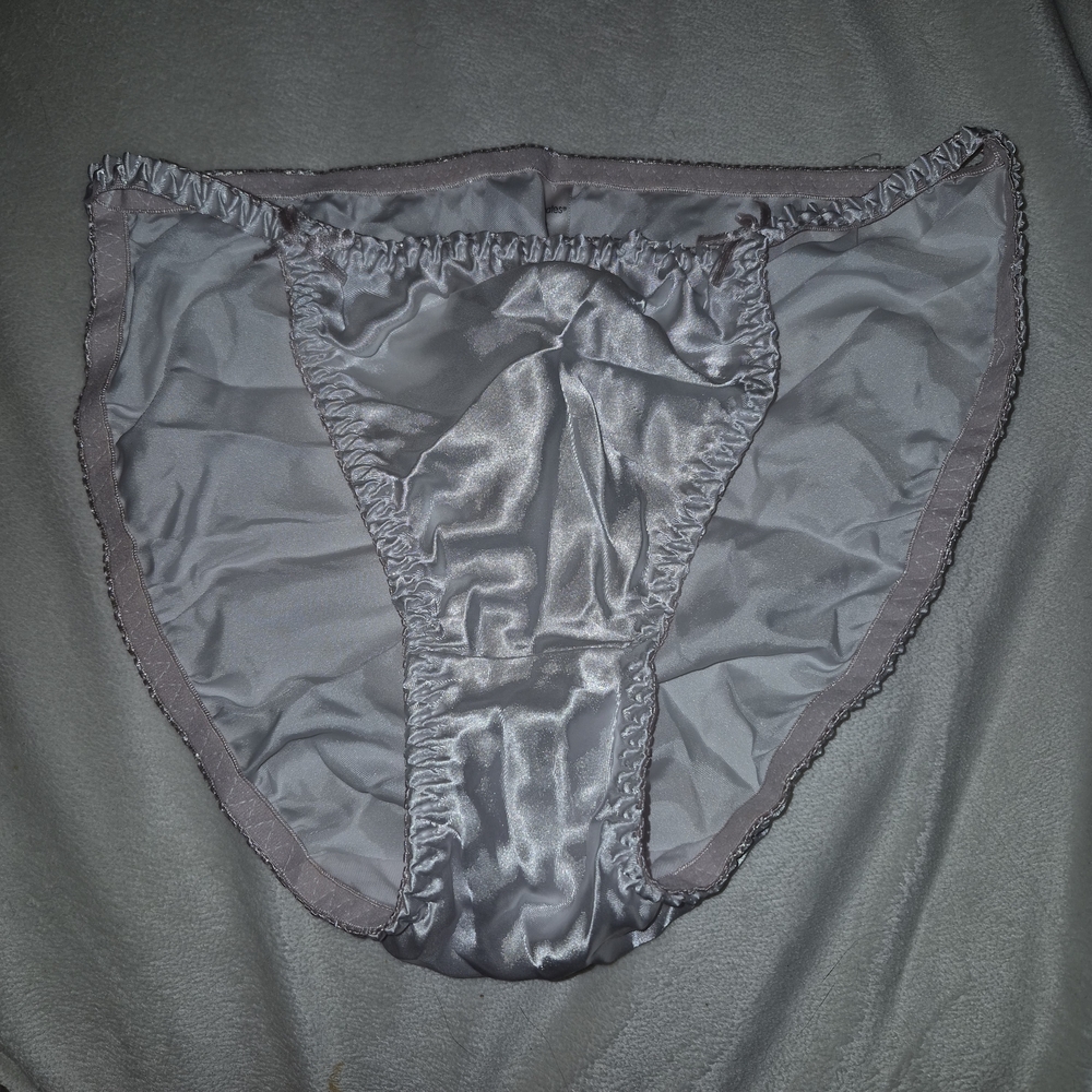 Vintage Delicates Satin Bikini Briefs In Size 6